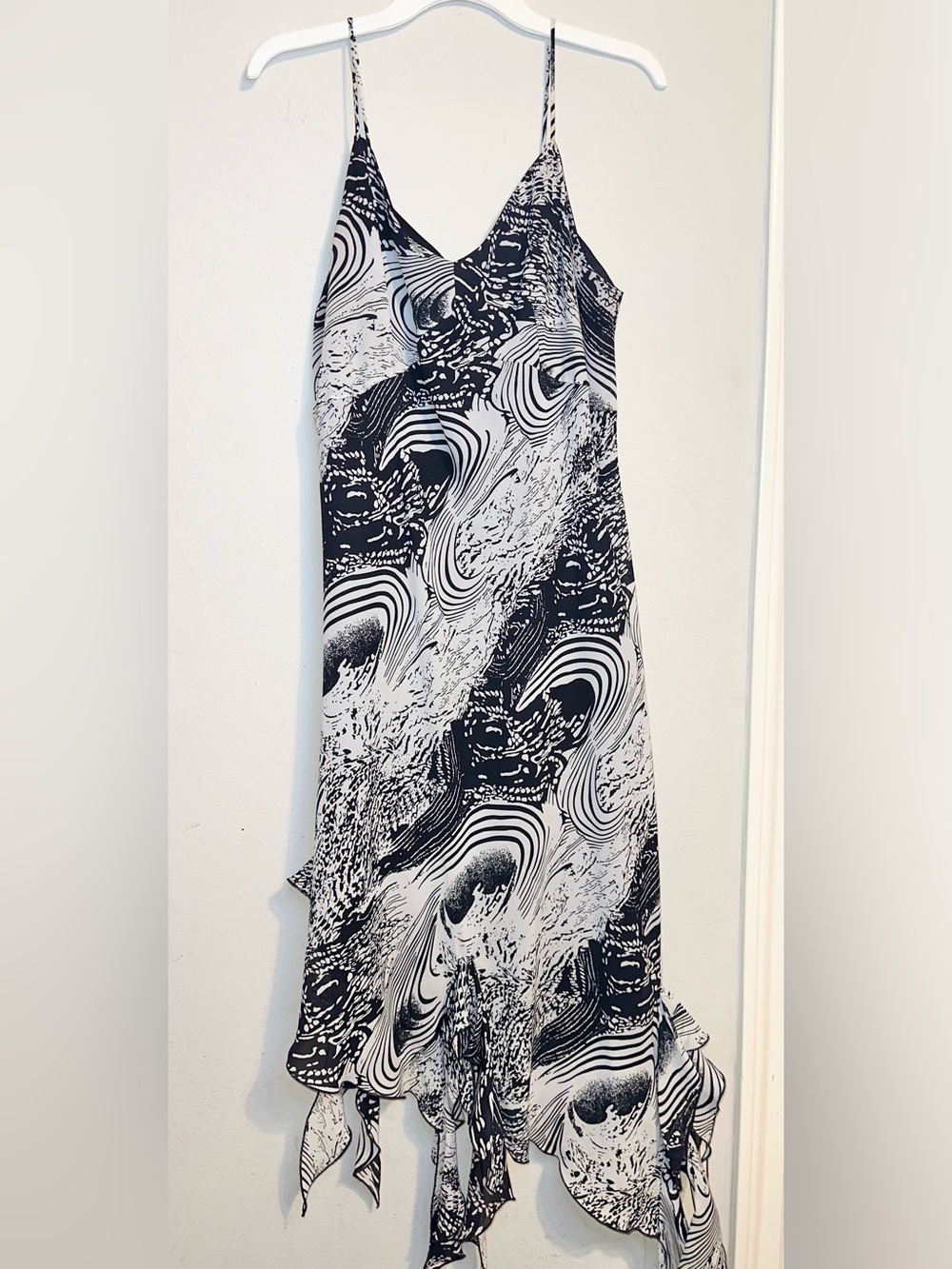 Dress U Black & White Marble Print Dress